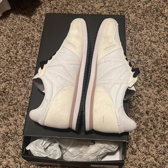 ARMANI EXCHANGE  Low cut sneakers  WHT XDX031 XV308 AX Logo Lace up - Picture 8 of 11